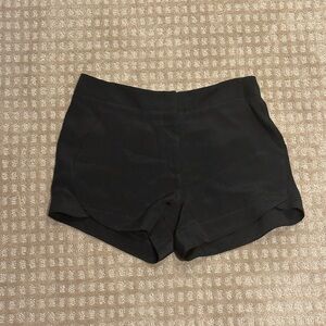 Theory Black High Waist Women's Shorts